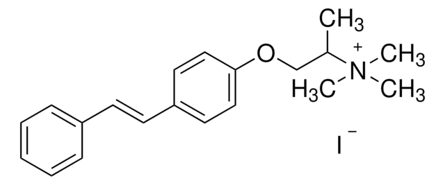 N,N,N-Trimethyl-1-(4-trans-stilbenoxy)-2-propylammonium iodide