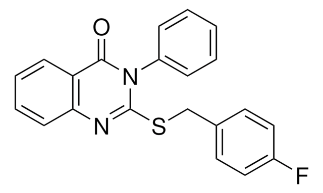 2-(4-FLUORO-BENZYLSULFANYL)-3-PHENYL-3H-QUINAZOLIN-4-ONE AldrichCPR