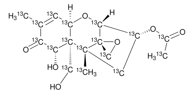 3-Acetyldeoxynivalenol-13C17 solution 25&#160;&#956;g/mL in acetonitrile, analytical standard