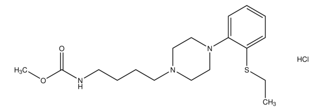 methyl 4-{4-[2-(ethylsulfanyl)phenyl]-1-piperazinyl}butylcarbamate hydrochloride AldrichCPR