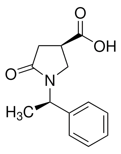 (1&#8242;R,3R)-(+)-1-(1&#8242;-Phenylethyl)-5-oxo-3-pyrrolidinecarboxylic acid 97%