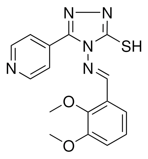 4-{[(E)-(2,3-DIMETHOXYPHENYL)METHYLIDENE]AMINO}-5-(4-PYRIDINYL)-4H-1,2,4-TRIAZOLE-3-THIOL AldrichCPR