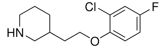 3-[2-(2-Chloro-4-fluorophenoxy)ethyl]piperidine AldrichCPR