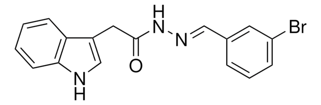 N'-[(3-BROMOPHENYL)METHYLIDENE]-2-(1H-INDOL-3-YL)ACETOHYDRAZIDE AldrichCPR