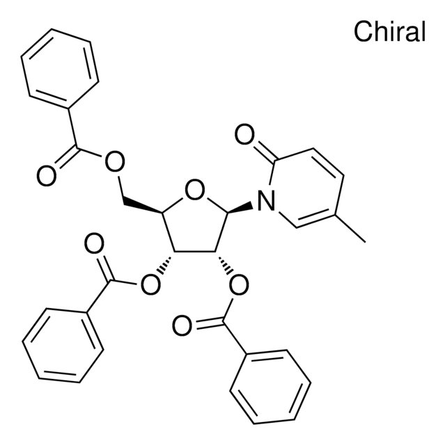 (2R,3R,4R,5R)-2-(benzoyloxymethyl)-5-(5-methyl-2-oxopyridin-1(2H)-yl)tetrahydrofuran-3,4-diyl dibenzoate AldrichCPR