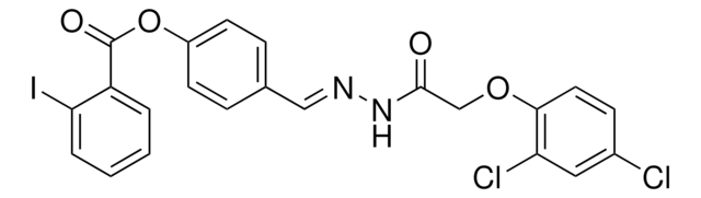 4-(2-((2,4-DICHLOROPHENOXY)ACETYL)CARBOHYDRAZONOYL)PHENYL 2-IODOBENZOATE AldrichCPR