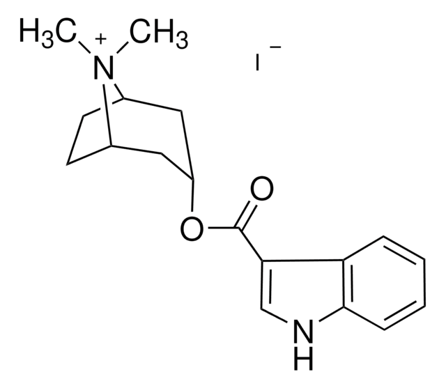 3-Tropanylindole-3-carboxylate methiodide solid