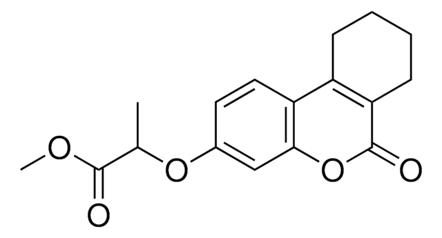 2-(6-OXO-7,8,9,10-TETRAHYDRO-6H-BENZO(C)CHROMEN-3-YLOXY)-PROPIONIC ACID ME ESTER AldrichCPR