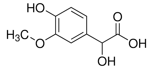 (±)-4-Hydroxy-3-methoxymandelic acid solution 1&#160;mg/mL in methanol, certified reference material, ampule of 1&#160;mL, Cerilliant&#174;