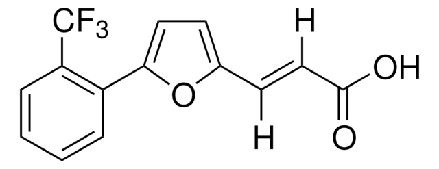 3-[5-(2-(Trifluoromethyl)phenyl)furan-2-yl]-acrylic acid, predominantly trans 97%