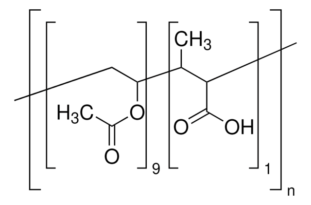 Poly(vinyl acetate-co-crotonic acid) beads