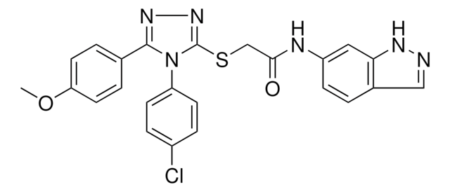 2-{[4-(4-CHLOROPHENYL)-5-(4-METHOXYPHENYL)-4H-1,2,4-TRIAZOL-3-YL]SULFANYL}-N-(1H-INDAZOL-6-YL)ACETAMIDE AldrichCPR