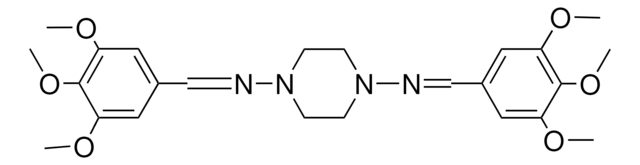 1,4-BIS-(3,4,5-TRIMETHOXYBENZYLIDENEAMINO-PIPERAZINE AldrichCPR