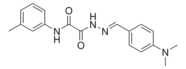 2-(2-(4-(DIMETHYLAMINO)BENZYLIDENE)HYDRAZINO)-N-(3-METHYLPHENYL)-2-OXOACETAMIDE AldrichCPR