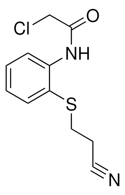 3-(2-(2-CHLOROACETAMIDO)PHENYLTHIO)PROPIONITRILE AldrichCPR