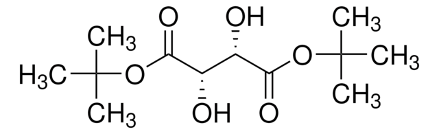 (&#8722;)-Di-tert-butyl D-tartrate &#8805;98.0% (sum of enantiomers, GC)