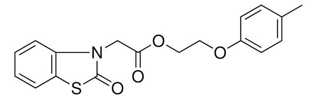 2-(4-METHYLPHENOXY)ETHYL (2-OXO-1,3-BENZOTHIAZOL-3(2H)-YL)ACETATE AldrichCPR