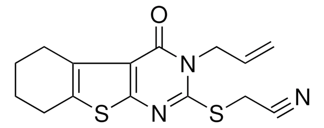 [(3-ALLYL-4-OXO-3,4,5,6,7,8-HEXAHYDRO[1]BENZOTHIENO[2,3-D]PYRIMIDIN-2-YL)SULFANYL]ACETONITRILE AldrichCPR