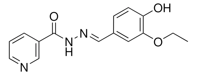 N'-(3-ETHOXY-4-HYDROXYBENZYLIDENE)NICOTINOHYDRAZIDE AldrichCPR