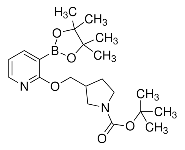 tert-Butyl 3-((3-(4,4,5,5-tetramethyl-1,3,2-dioxaborolan-2-yl)pyridin-2-yloxy)methyl)pyrrolidine-1-carboxylate AldrichCPR