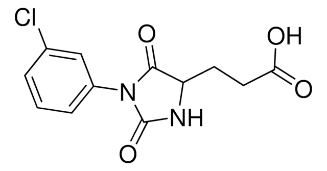 3-[1-(3-Chlorophenyl)-2,5-dioxo-4-imidazolidinyl]propanoic acid AldrichCPR