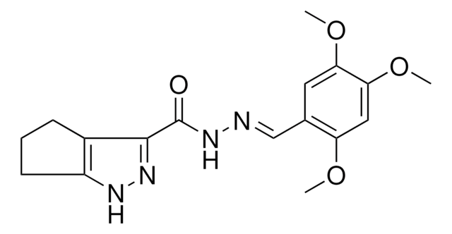 N'-[(E)-(2,4,5-TRIMETHOXYPHENYL)METHYLIDENE]-1,4,5,6-TETRAHYDROCYCLOPENTA[C]PYRAZOLE-3-CARBOHYDRAZIDE AldrichCPR