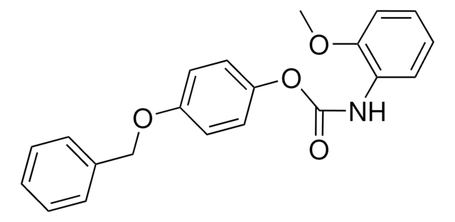 4-(BENZYLOXY)PHENYL N-(2-METHOXYPHENYL)CARBAMATE AldrichCPR