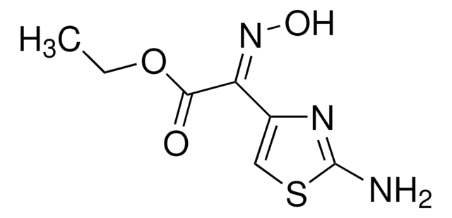 Ethyl 2-amino-&#945;-(hydroxyimino)-4-thiazoleacetate, predominantly syn 97%