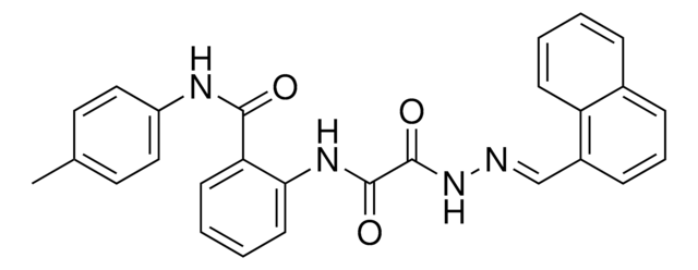 N-(4-METHYLPHENYL)-2-(((2-(1-NAPHTHYLMETHYLENE)HYDRAZINO)(OXO)AC)AMINO)BENZAMIDE AldrichCPR