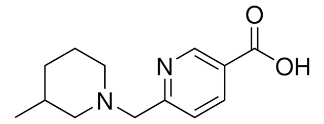 6-((3-Methylpiperidin-1-yl)methyl)nicotinic acid AldrichCPR