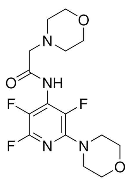 2-MORPHOLIN-4-YL-N-(2,3,5-TRIFLUORO-6-MORPHOLIN-4-YL-PYRIDIN-4-YL)-ACETAMIDE AldrichCPR