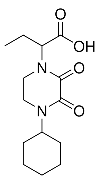 2-(4-Cyclohexyl-2,3-dioxo-1-piperazinyl)butanoic acid AldrichCPR