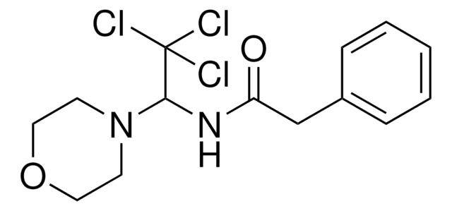 2-PHENYL-N-(2,2,2-TRICHLORO-1-(4-MORPHOLINYL)ETHYL)ACETAMIDE AldrichCPR