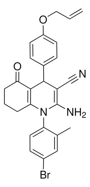 4-[4-(ALLYLOXY)PHENYL]-2-AMINO-1-(4-BROMO-2-METHYLPHENYL)-5-OXO-1,4,5,6,7,8-HEXAHYDRO-3-QUINOLINECARBONITRILE AldrichCPR