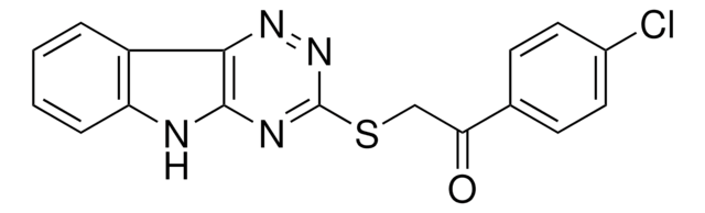 1-(4-CHLOROPHENYL)-2-(5H-(1,2,4)TRIAZINO(5,6-B)INDOL-3-YLTHIO)ETHANONE AldrichCPR