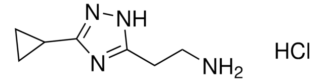 2-(5-Cyclopropyl-1H-1,2,4-triazol-3-yl)ethan-1-amine hydrochloride AldrichCPR