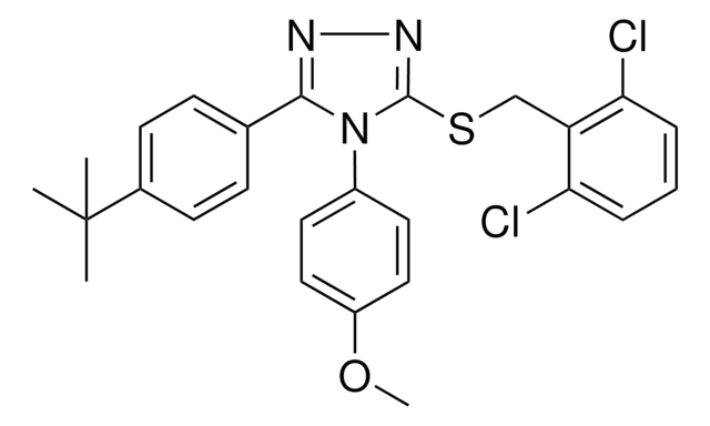 4-{3-(4-TERT-BUTYLPHENYL)-5-[(2,6-DICHLOROBENZYL)SULFANYL]-4H-1,2,4-TRIAZOL-4-YL}PHENYL METHYL ETHER AldrichCPR