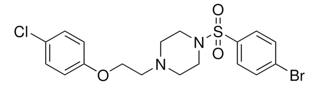 1-((4-BROMOPHENYL)SULFONYL)-4-(2-(4-CHLOROPHENOXY)ETHYL)PIPERAZINE AldrichCPR