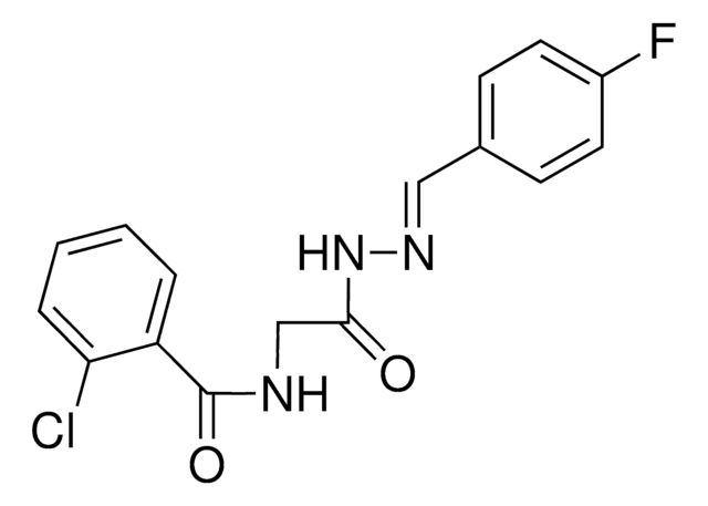 2-CHLOROHIPPURIC (4-FLUOROBENZYLIDENE)HYDRAZIDE AldrichCPR