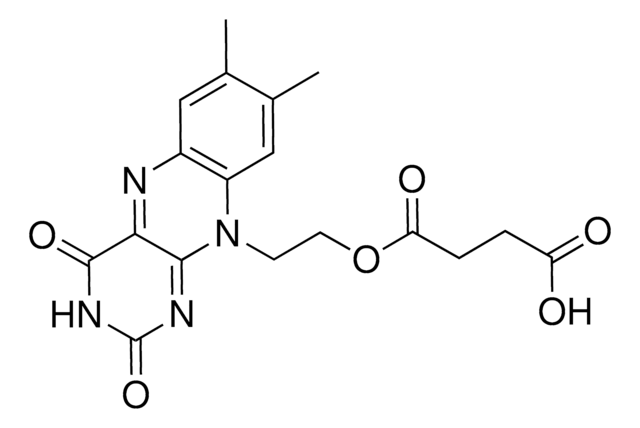 4-[2-(7,8-dimethyl-2,4-dioxo-3,4-dihydrobenzo[g]pteridin-10(2H)-yl)ethoxy]-4-oxobutanoic acid AldrichCPR