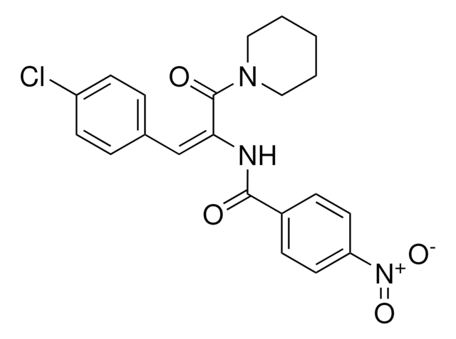 N-(2-(4-CHLORO-PHENYL)-1-(PIPERIDINE-1-CARBONYL)-VINYL)-4-NITRO-BENZAMIDE AldrichCPR