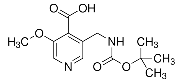 3-((tert-Butoxycarbonylamino)methyl)-5-methoxyisonicotinic acid AldrichCPR