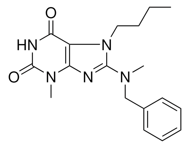 8-(BENZYL(METHYL)AMINO)-7-BUTYL-3-METHYL-3,7-DIHYDRO-1H-PURINE-2,6-DIONE AldrichCPR