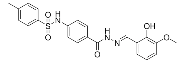 N-(4-{[(2E)-2-(2-HYDROXY-3-METHOXYBENZYLIDENE)HYDRAZINO]CARBONYL}PHENYL)-4-METHYLBENZENESULFONAMIDE AldrichCPR