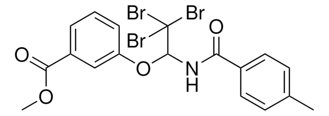 METHYL 3-(2,2,2-TRIBROMO-1-((4-METHYLBENZOYL)AMINO)ETHOXY)BENZOATE AldrichCPR