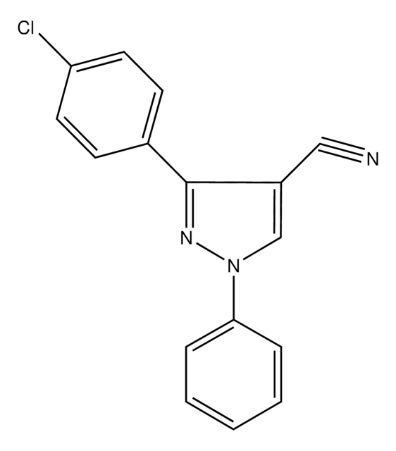 3-(4-Chlorophenyl)-1-phenyl-1H-pyrazole-4-carbonitrile