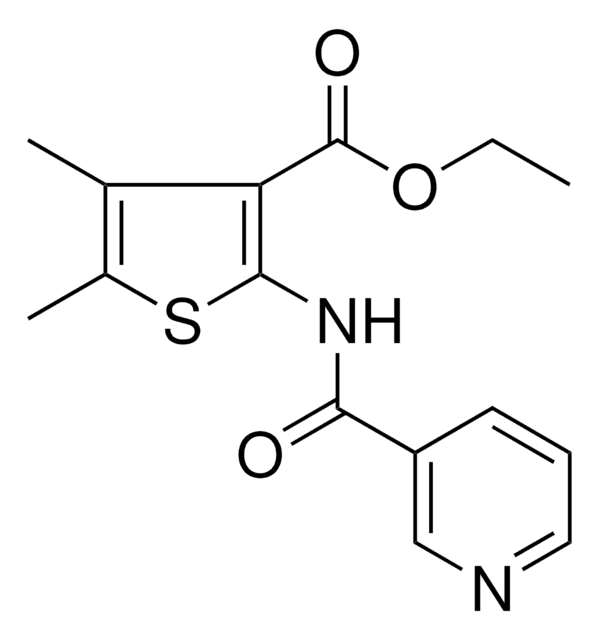 ETHYL 4,5-DIMETHYL-2-((3-PYRIDINYLCARBONYL)AMINO)-3-THIOPHENECARBOXYLATE AldrichCPR