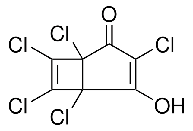 1,3,5,6,7-PENTACHLORO-4-HYDROXYBICYCLO(3.2.0)HEPTA-3,6-DIEN-2-ONE AldrichCPR