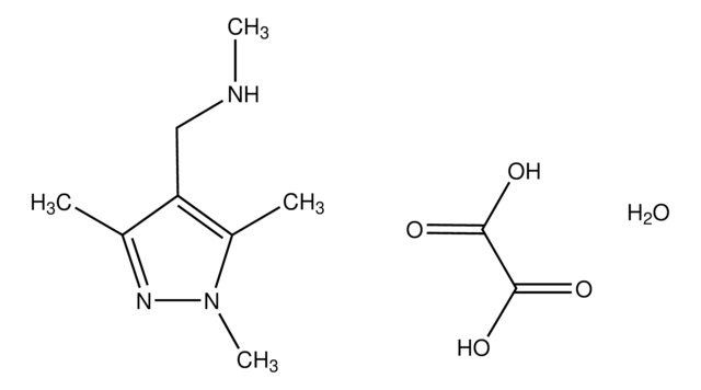 N-Methyl-1-(1,3,5-trimethyl-1H-pyrazol-4-yl)methanamine oxalate hydrate AldrichCPR