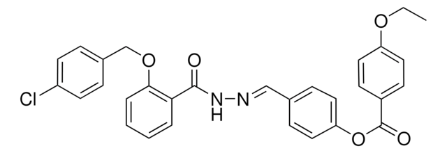 4-(2-(2-((4-CHLOROBENZYL)OXY)BENZOYL)CARBOHYDRAZONOYL)PHENYL 4-ETHOXYBENZOATE AldrichCPR